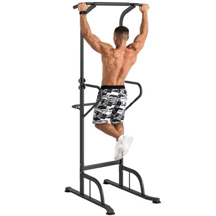 Station de musculation multifonction- acier noir