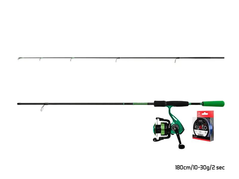 Lot carnassier GreenSPIN | 180cm/30g + 2T + 0,181mm 2/4