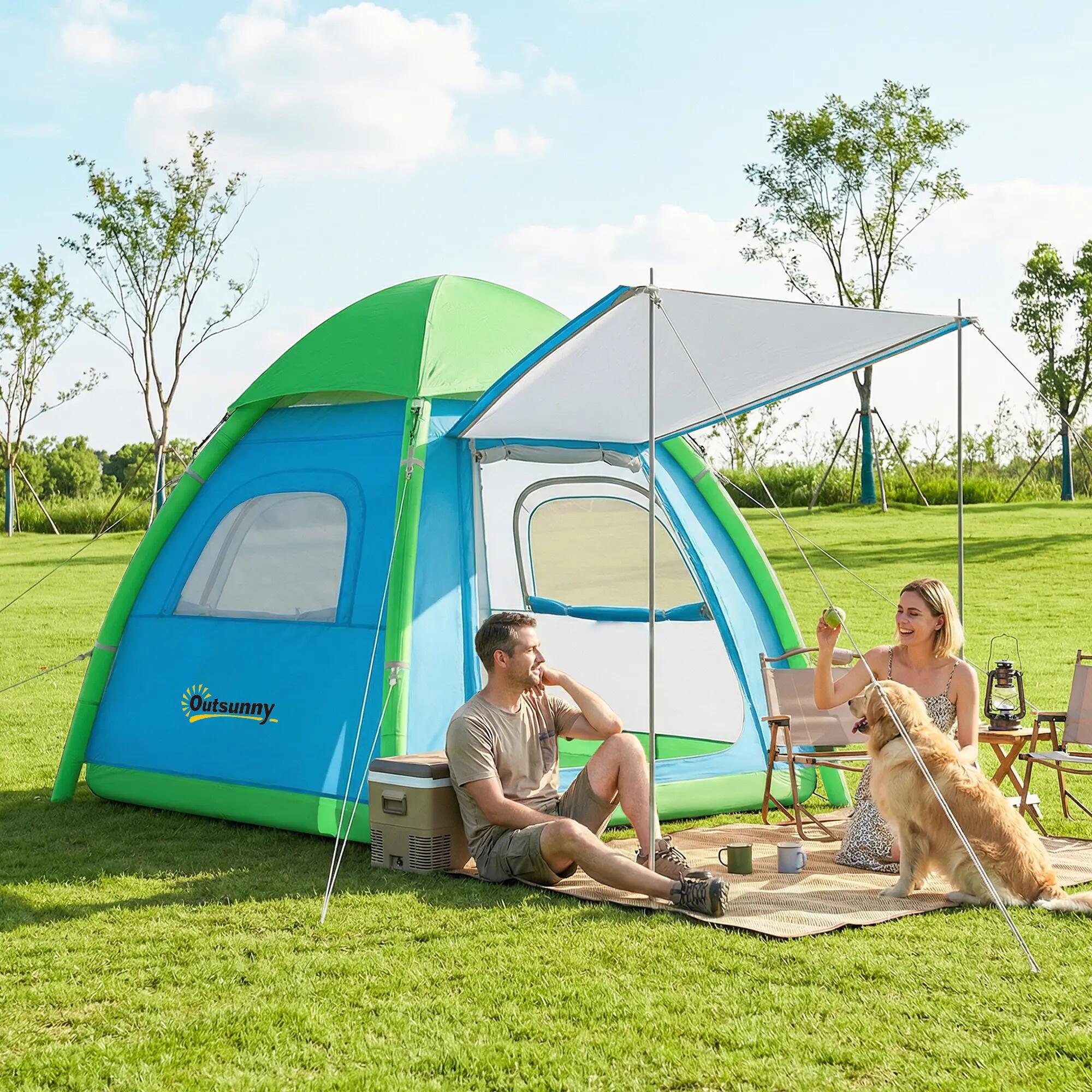 Tente gonflable - Outdoor - Familiale - Montage rapide 3/6