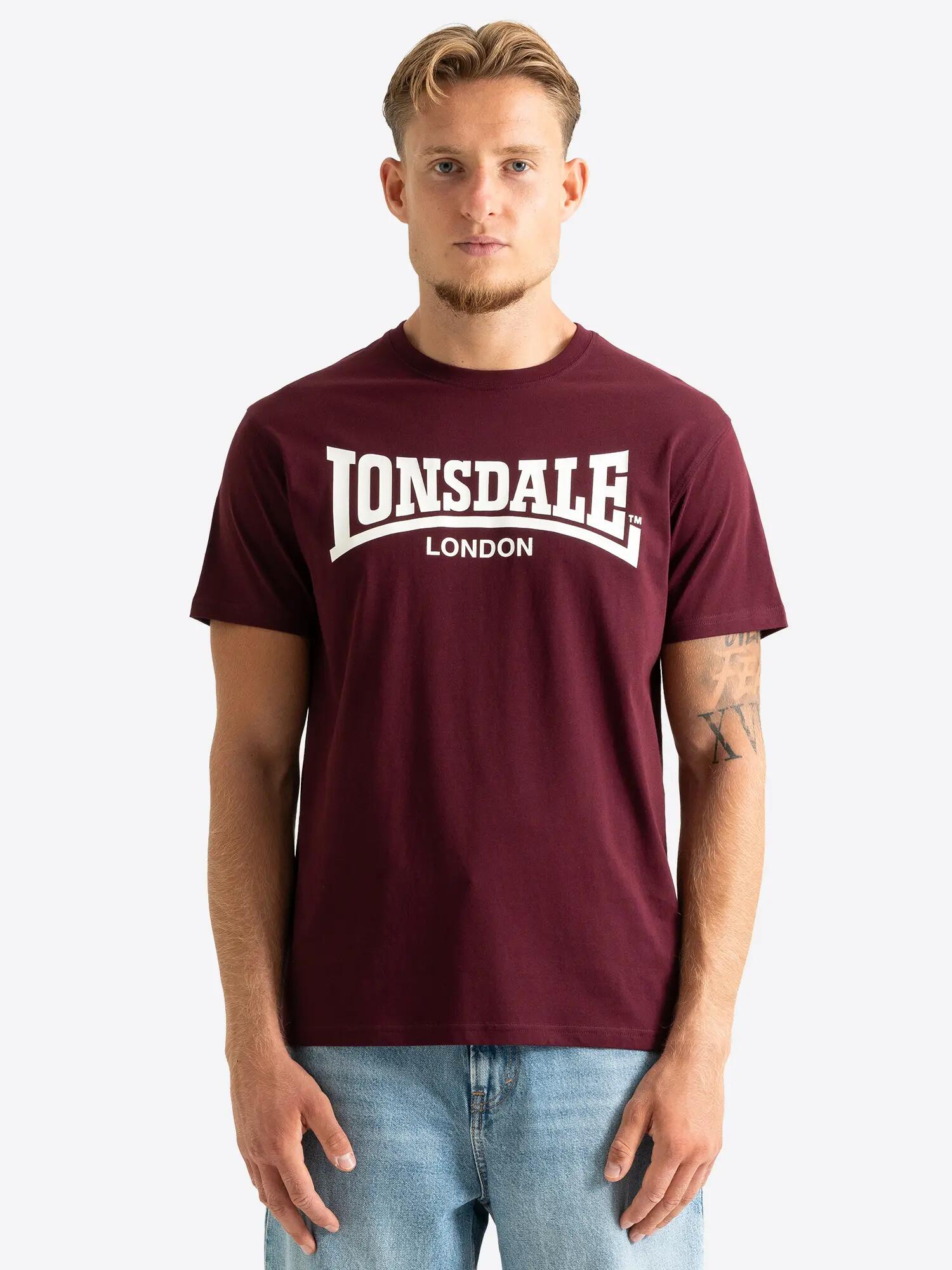 LONSDALE Herren T-Shirt normale Passform Dreierpack HINSTOCK 6/8