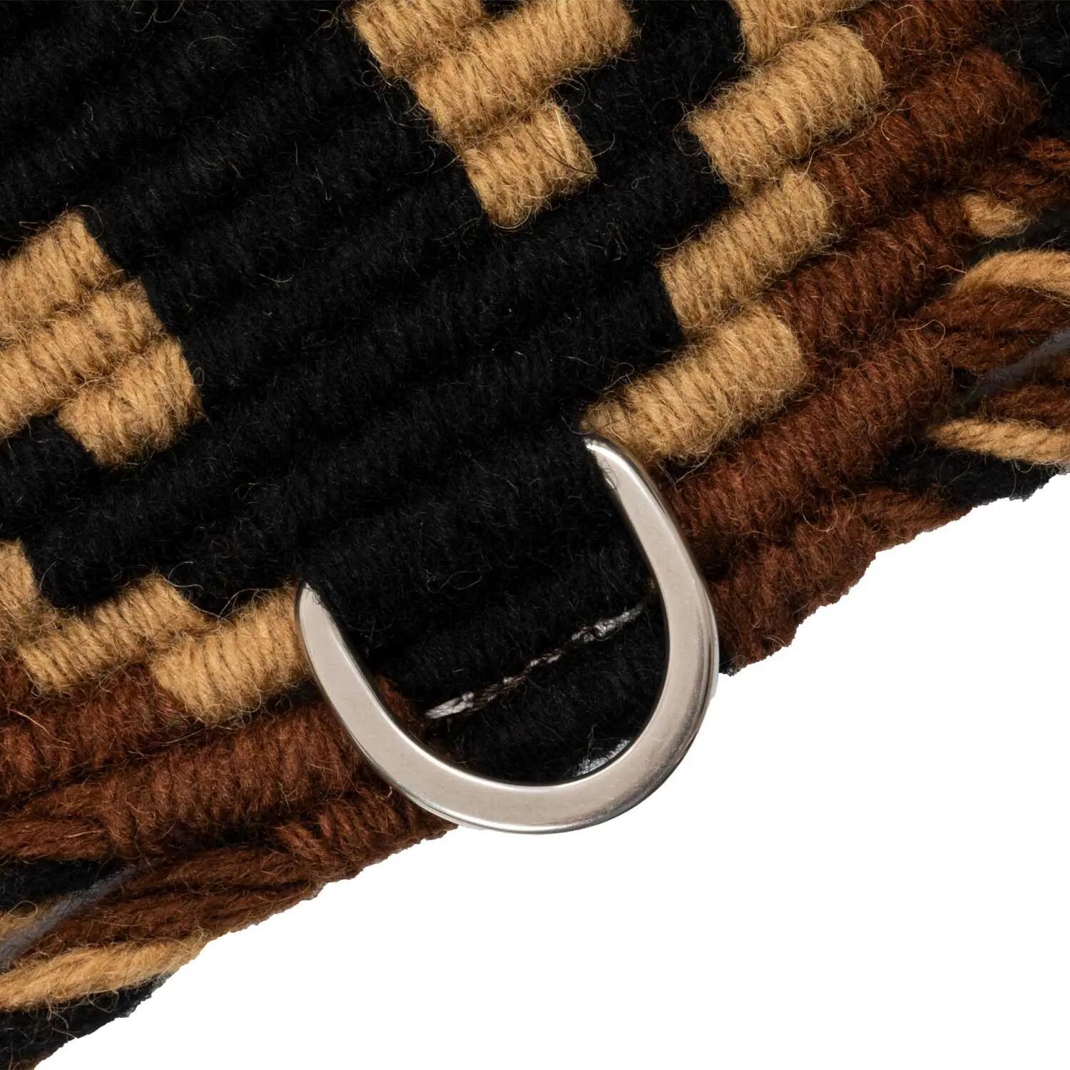 Sangle western en mohair à décor losanges 5/5
