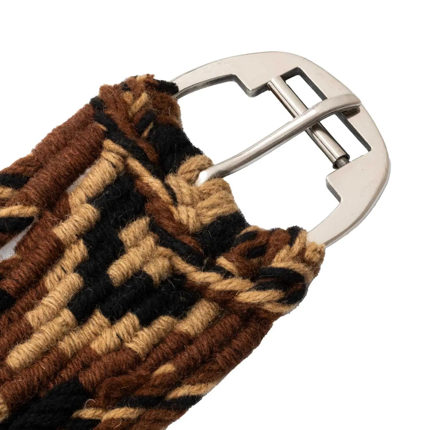 Sangle western en mohair à décor losanges 4/5