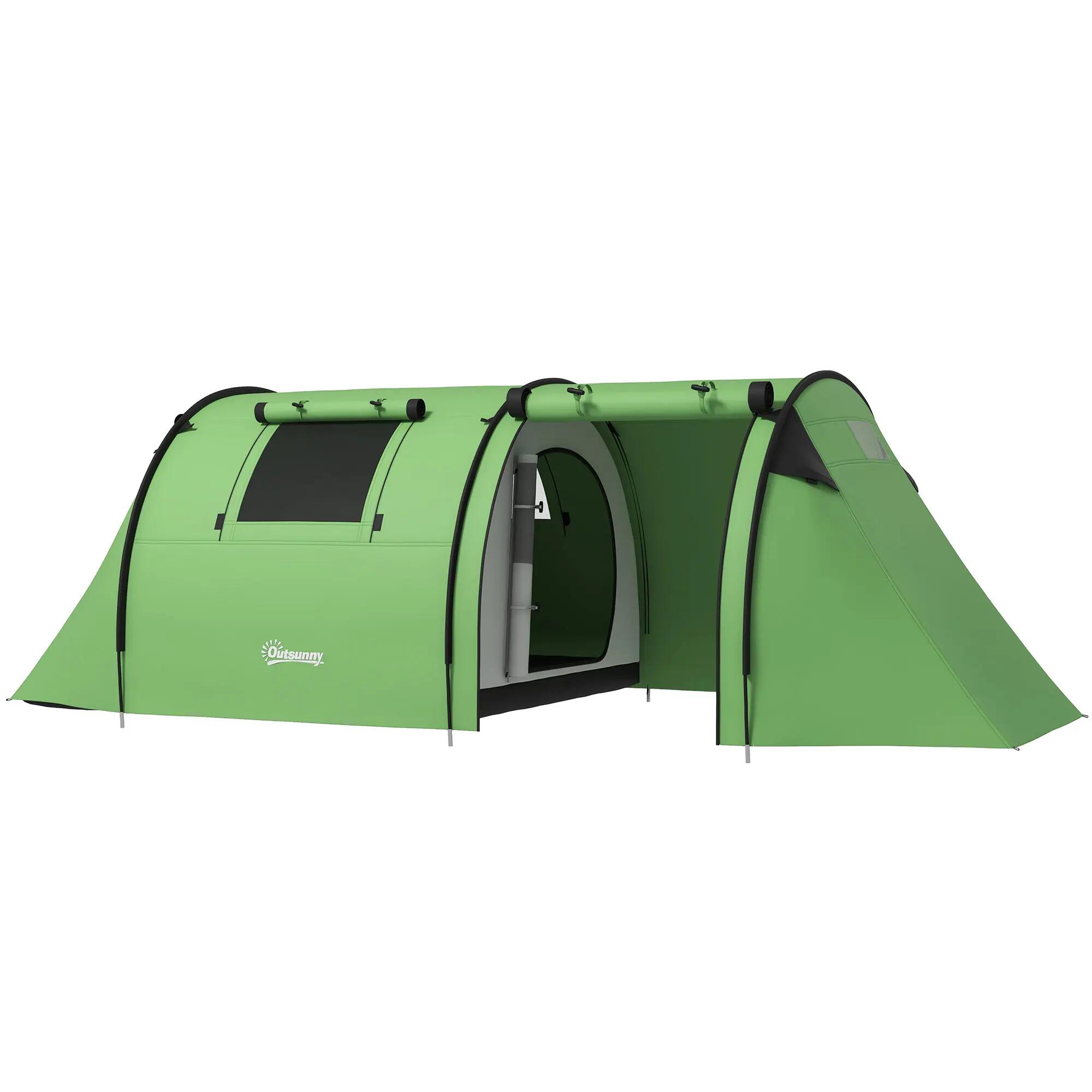 Tente camping - Randonnée - 2 pièces, imperméable - vert foncé 2/6