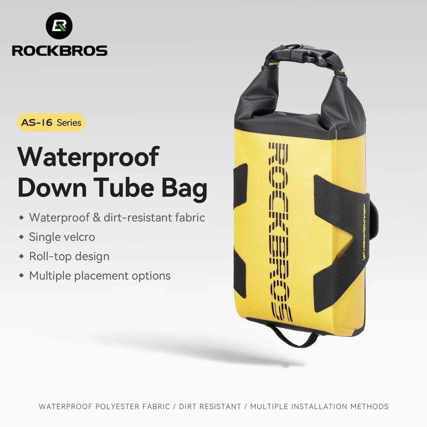 Torba rowerowa na ramę dolną rurę Rockbros AS-161 wodoodporna sakwa 1l 2/7