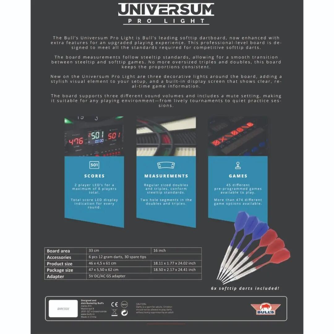 Universum Pro L Dartbord 4/10