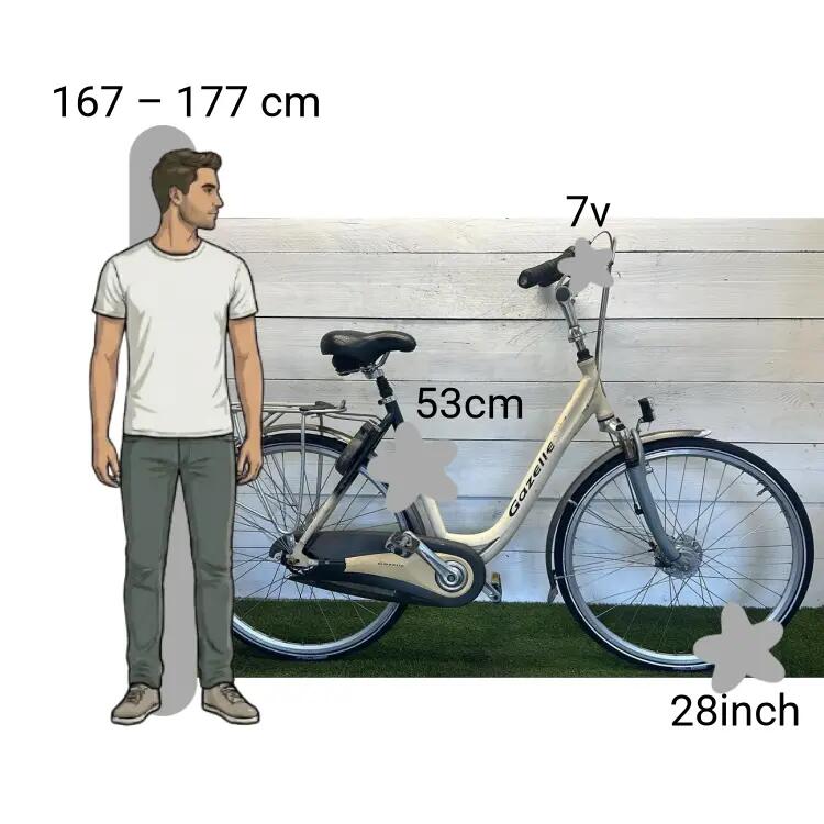 Bicicleta usada Gazelle Orange 2/4