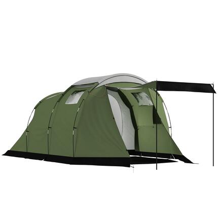 Tente de camping - Plein air - Unisexe - 2 pièces, imperméable - Verte