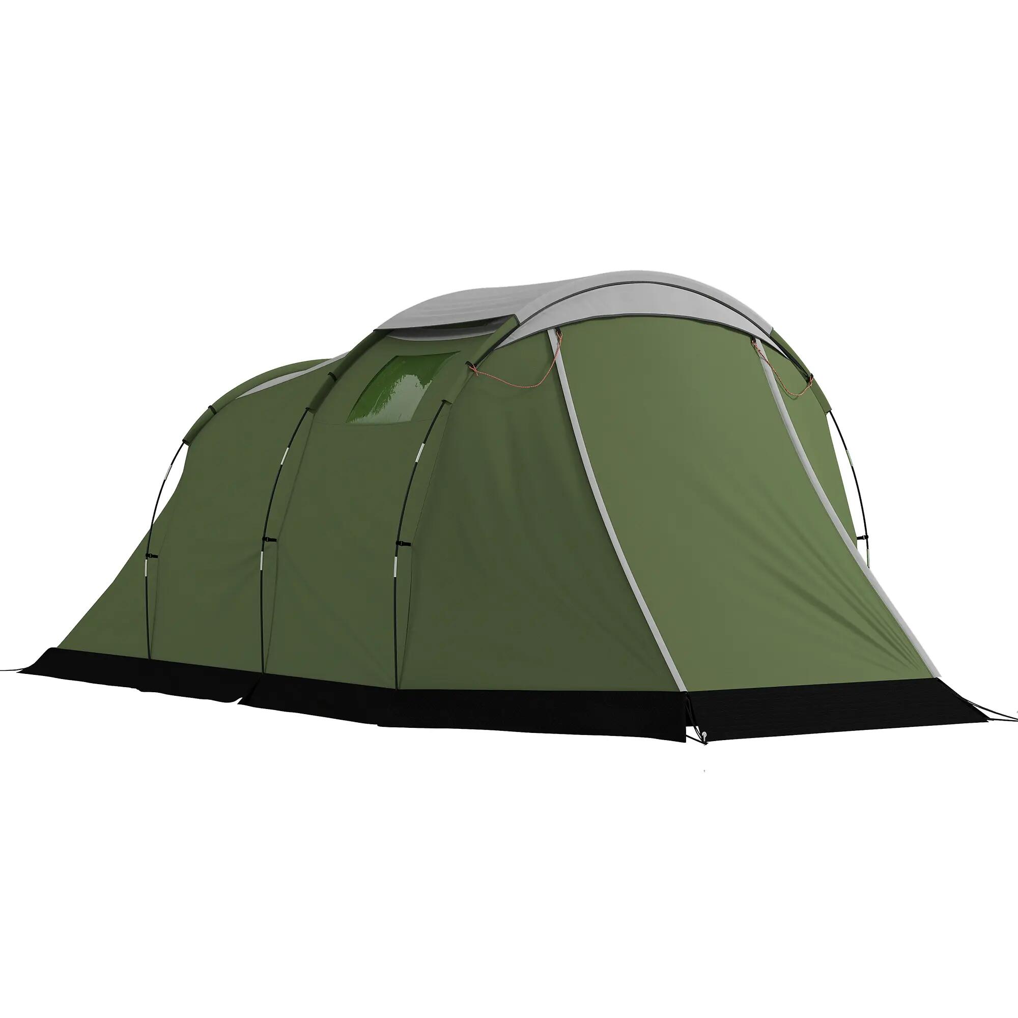 Tente de camping - Plein air - Unisexe - 2 pièces, imperméable - Verte 2/6