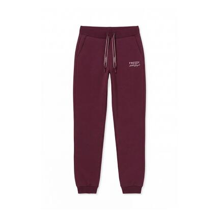 Pantalon de sport pour femmes en molleton, coupe classique avec poignets