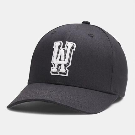 Casquette ajustable UA Essential Mid Noir et blanc