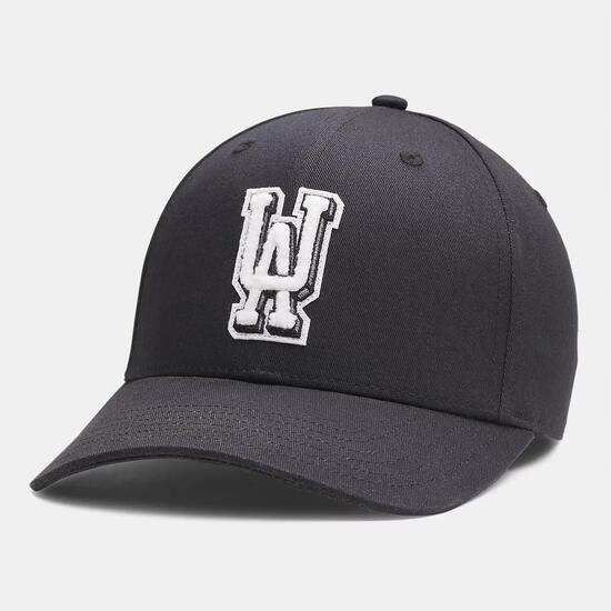 Casquette ajustable UA Essential Mid Noir et blanc
