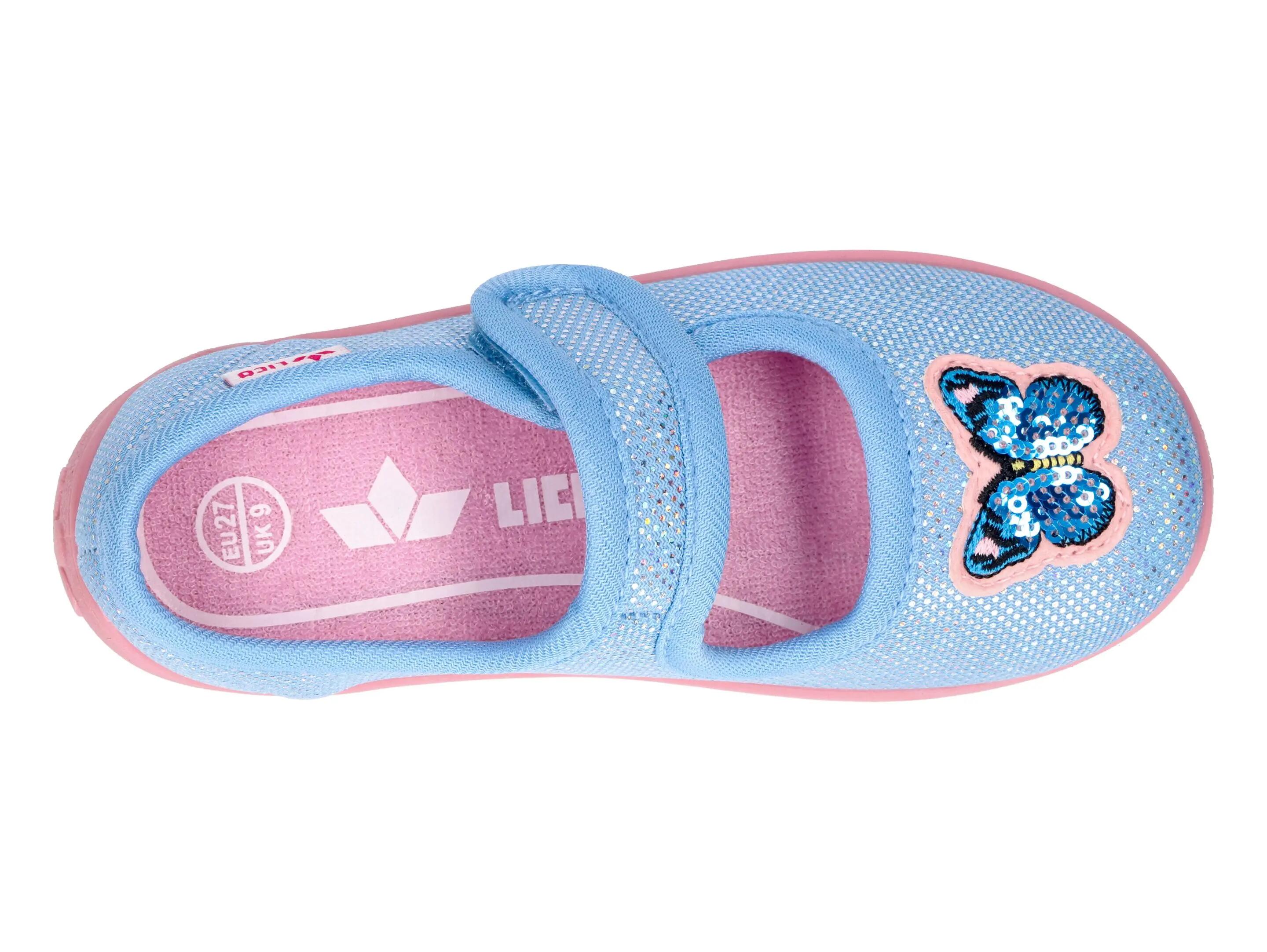LICO Cookie Girl kinderpantoffel van canvas met klittenband 5/6