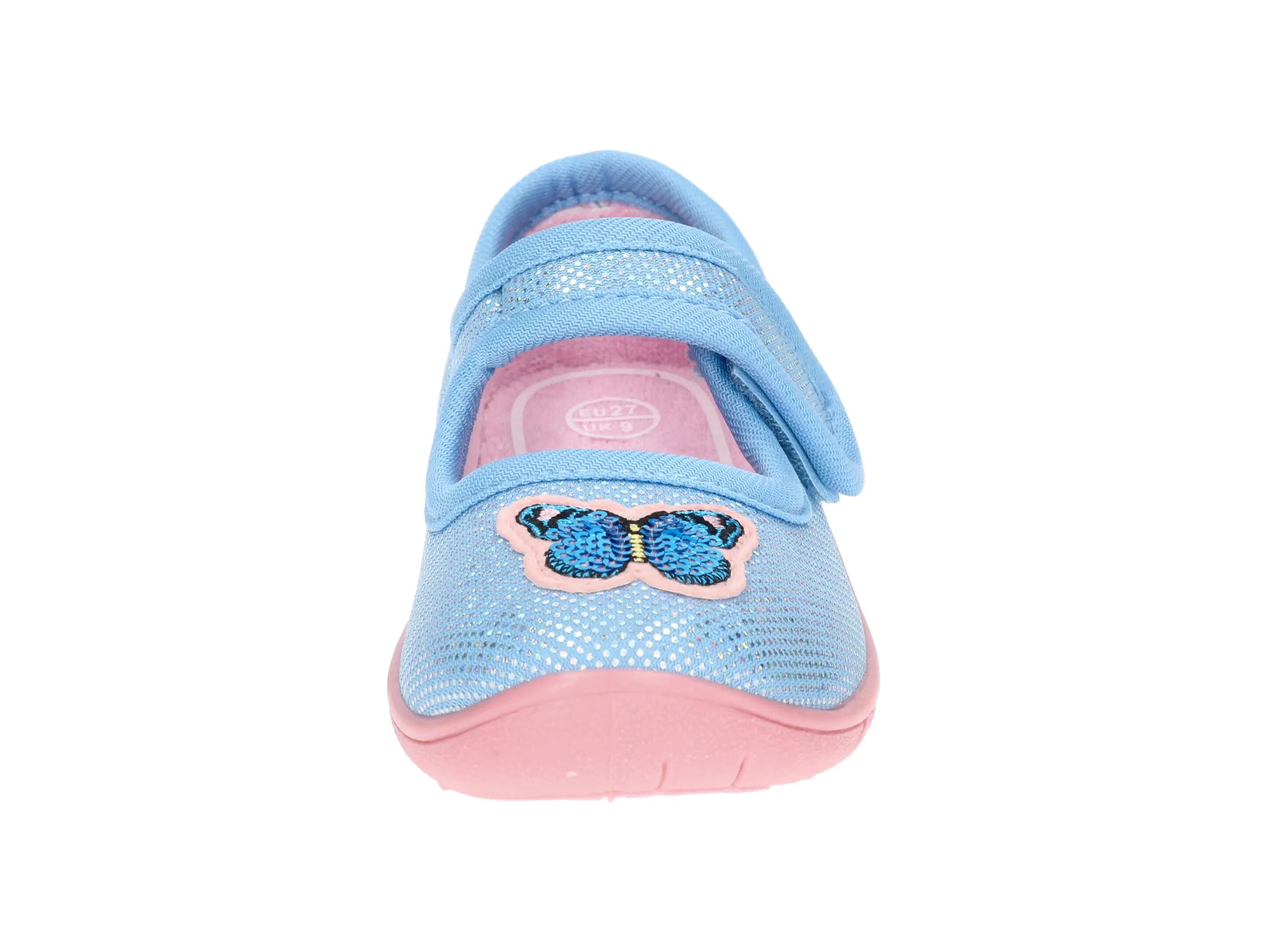 LICO Cookie Girl kinderpantoffel van canvas met klittenband 3/6