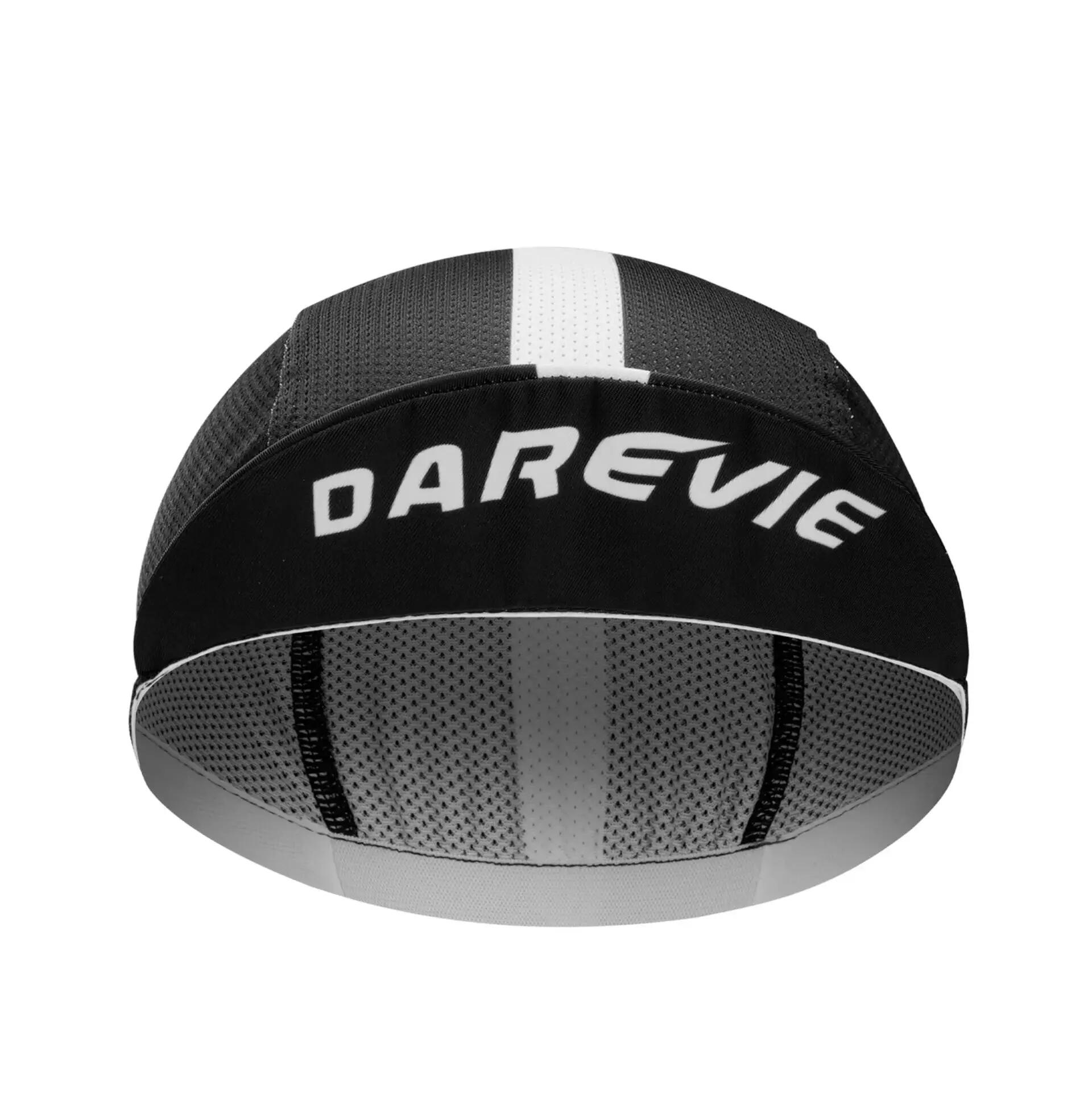 Cycling-Cap Radsport belüftet - Schwarz und Weiß 3/5