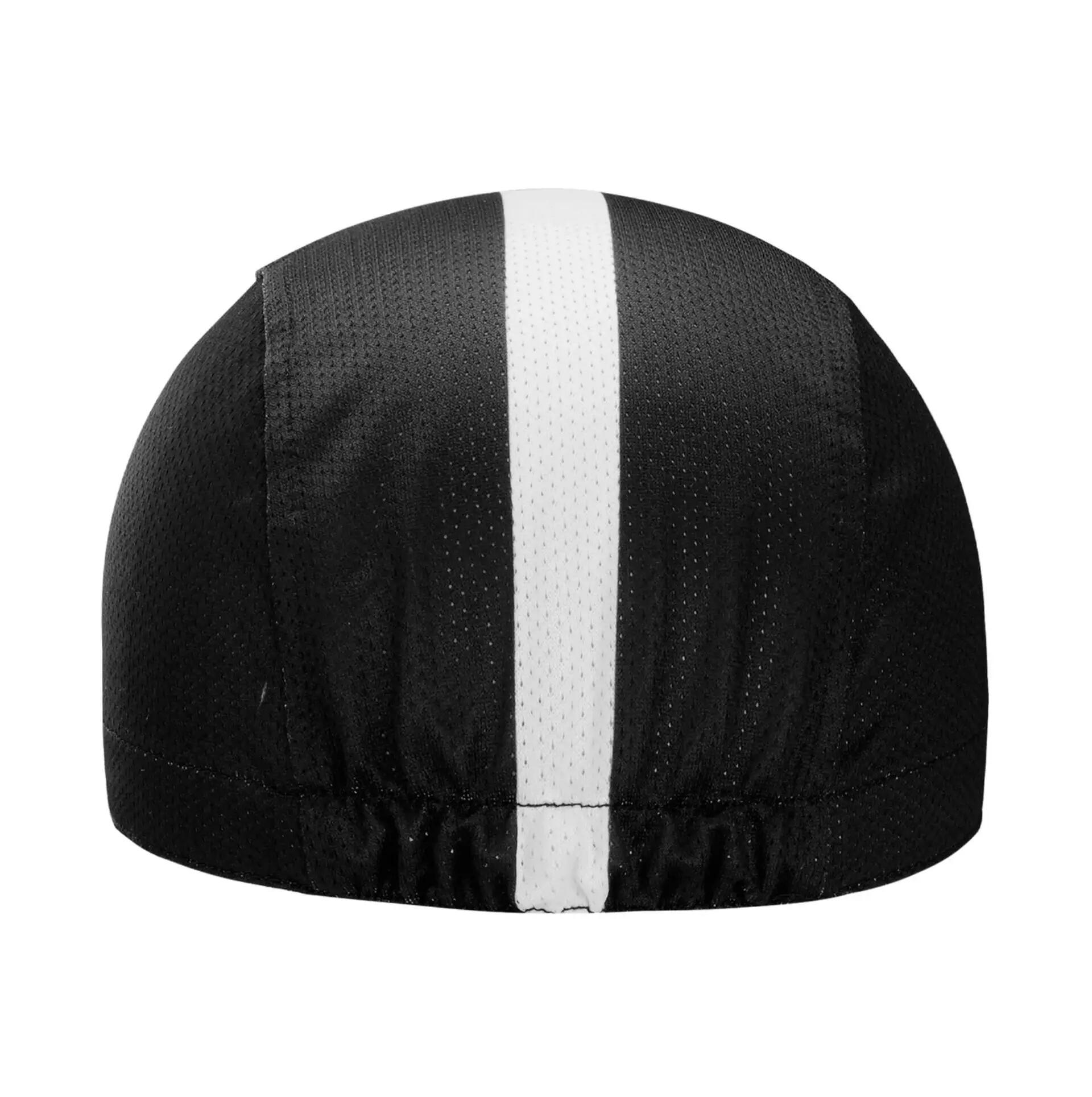 Cycling-Cap Radsport belüftet - Schwarz und Weiß 2/5