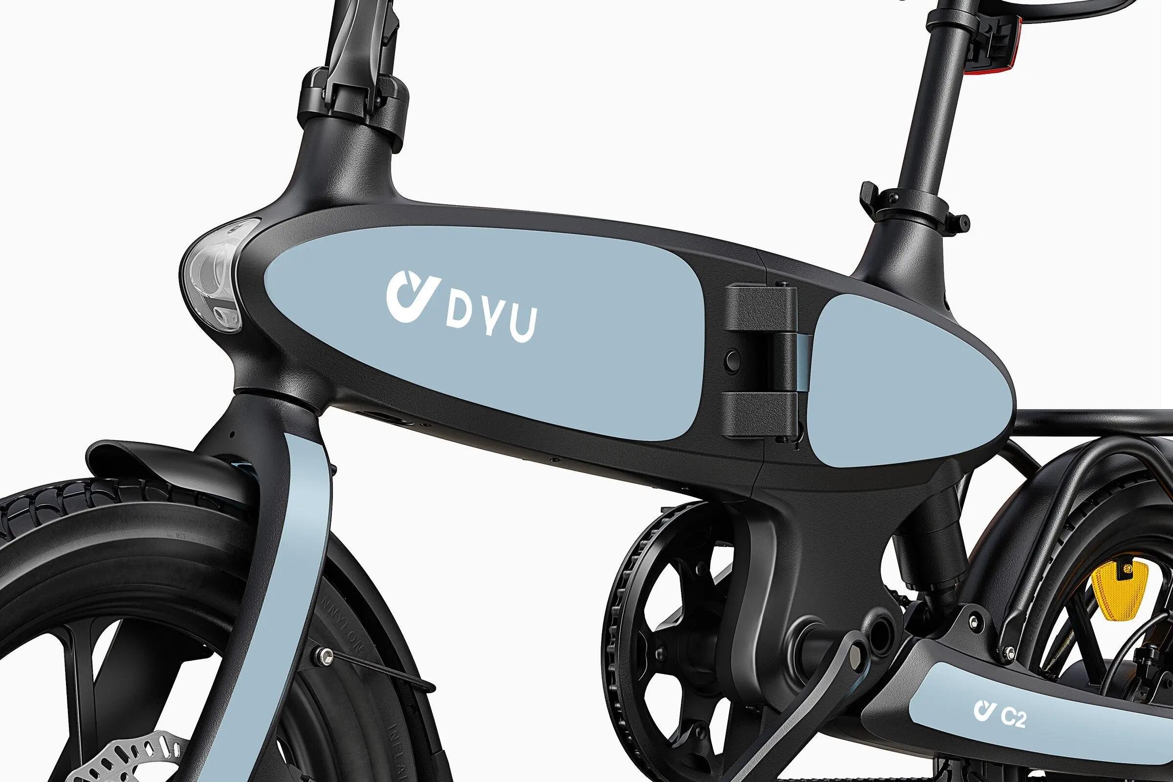 Bicicleta elétrica urbana totalmente dobrável C2 16", 250 W, 48 V 7,5 Ah 3/7