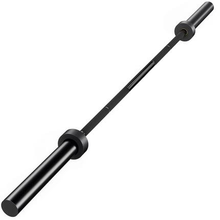 Barre olympique 200Kg 1,8m dia.5cm butées noir