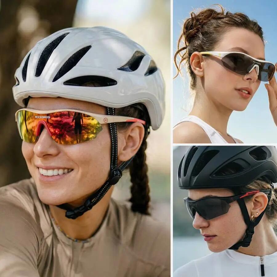 Okulary rowerowe, kolarskie, sportowe polaryzacyjne, wymienne szkła ROCKBROS 3/7