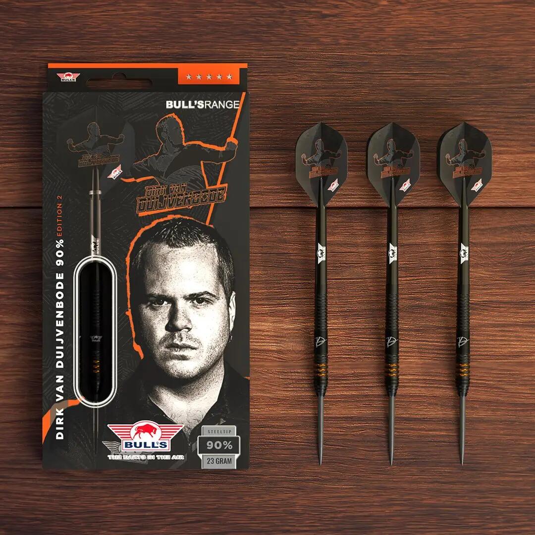 Dirk Van Duijvenbode E2 90% Tungsten Softtip Dartpijlen 6/9