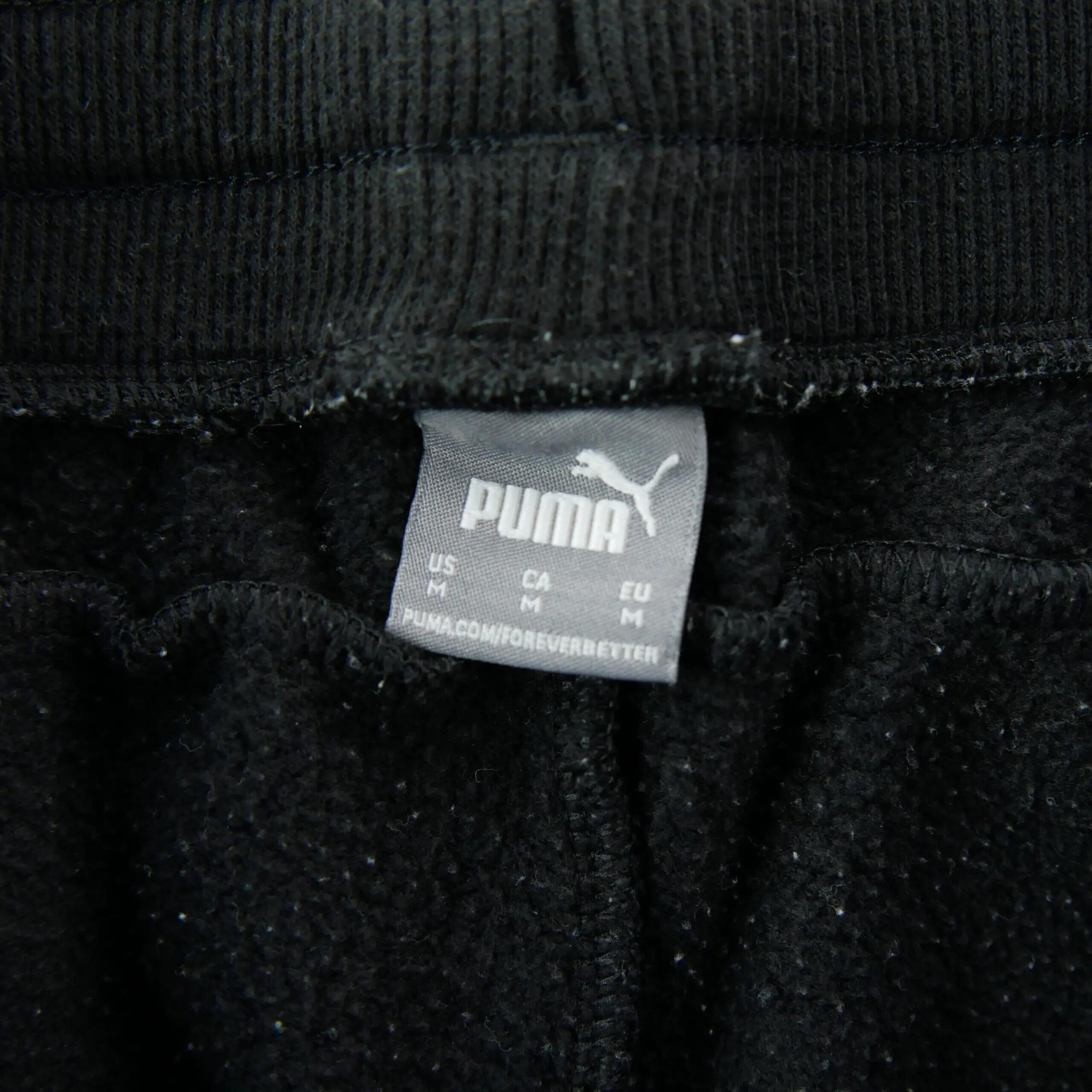 Second life - Spodnie dresowe męskie Logo PUMA No. 1 czarne - Jak nowy 5/5