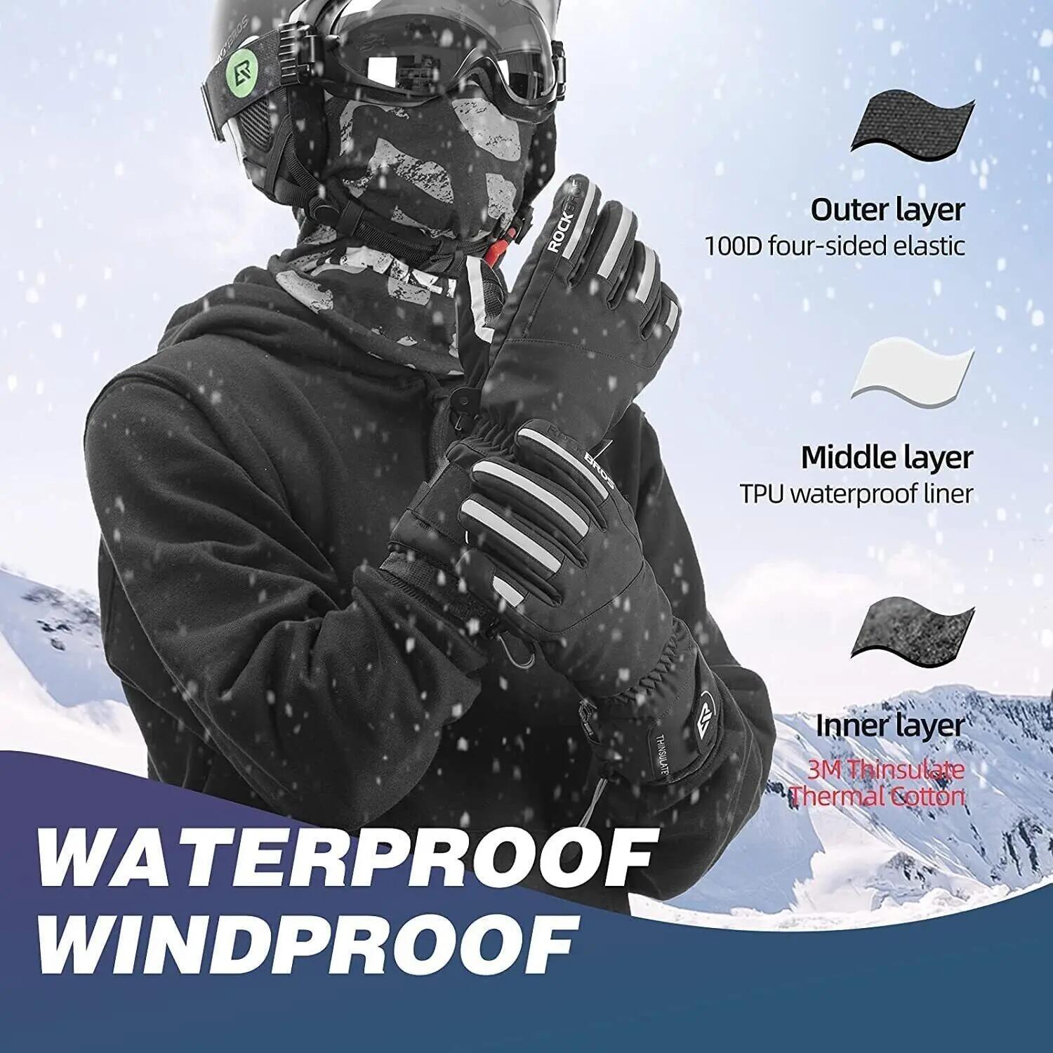 Winterhandschuhe winddicht wasserdicht 2/5