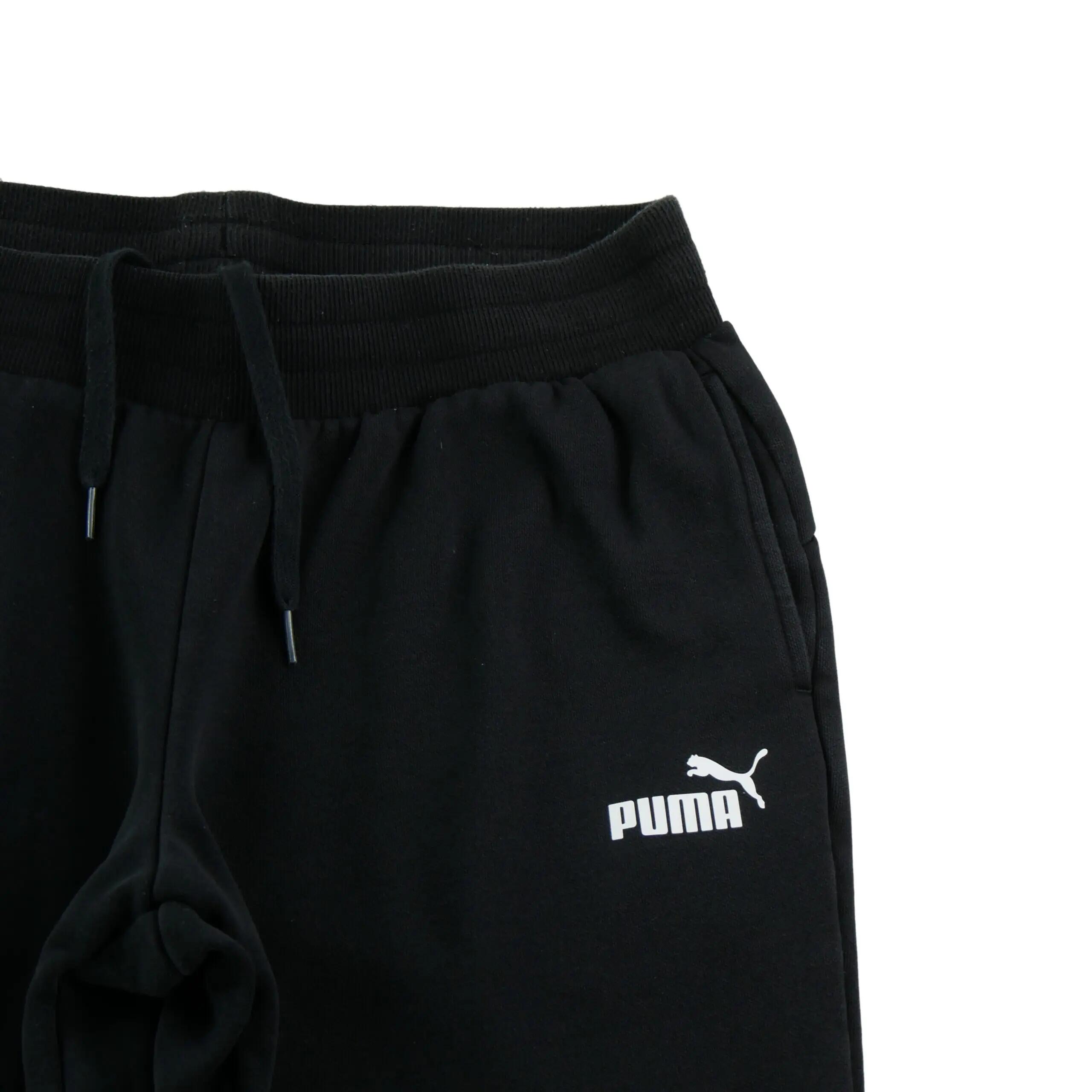 Second life - Spodnie dresowe męskie Logo PUMA No. 1 czarne - Jak nowy 3/5