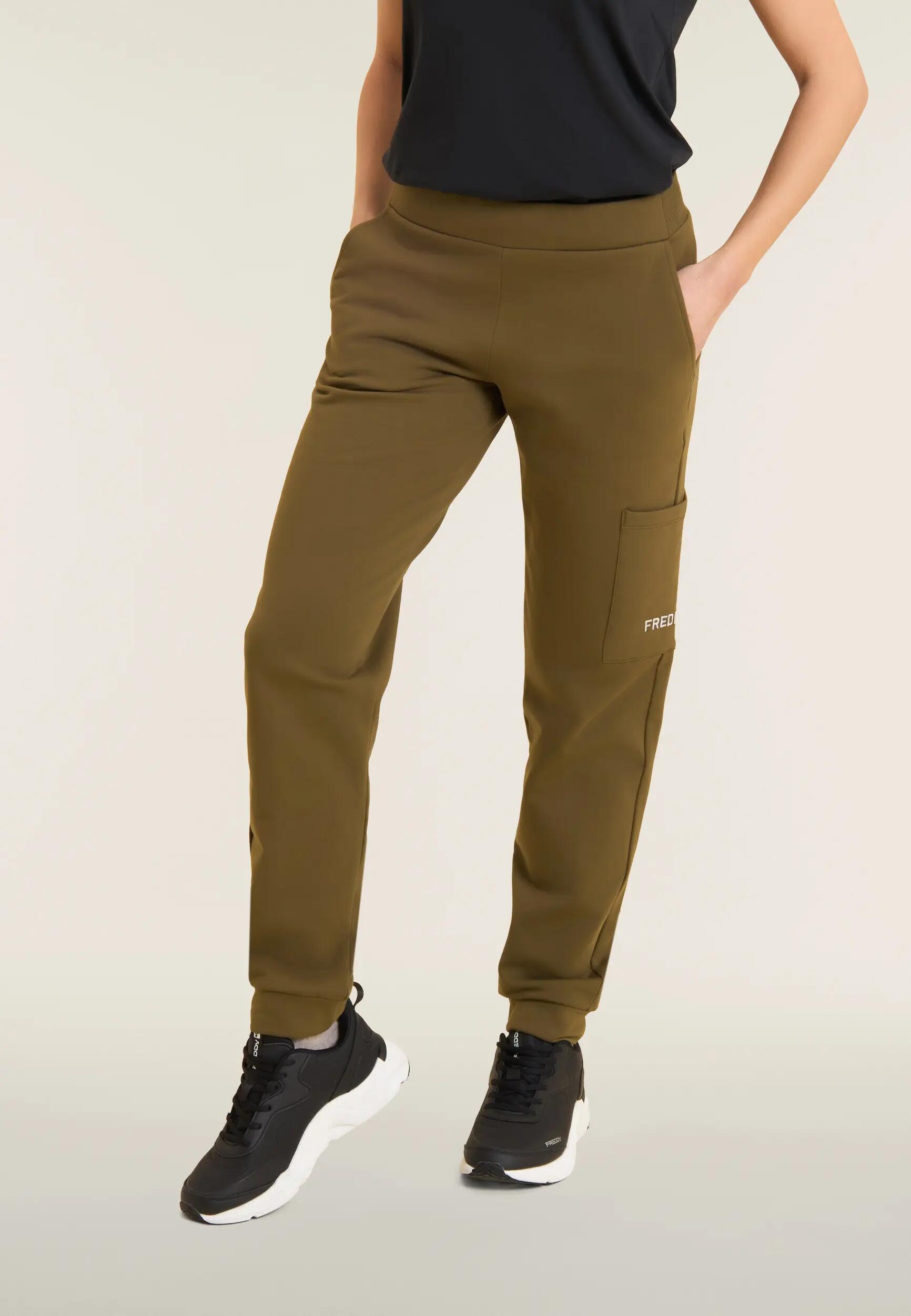 Pantaloni Sportivi Donna Regular con Tascone 2/6