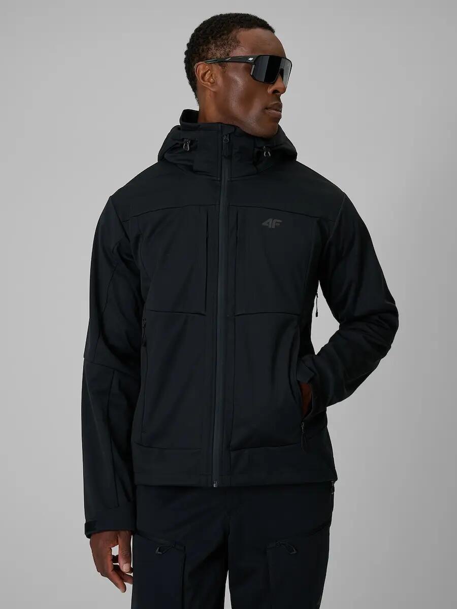 Kurtka softshell wiatroodporna membrana 8000 męska 4F 4FWSS26TSOFM563 1/7