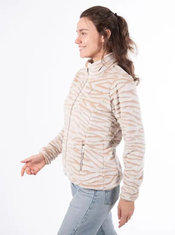 Veste Polaire Randonnée Femme Aulp "Vesto" XL Beige 3/7
