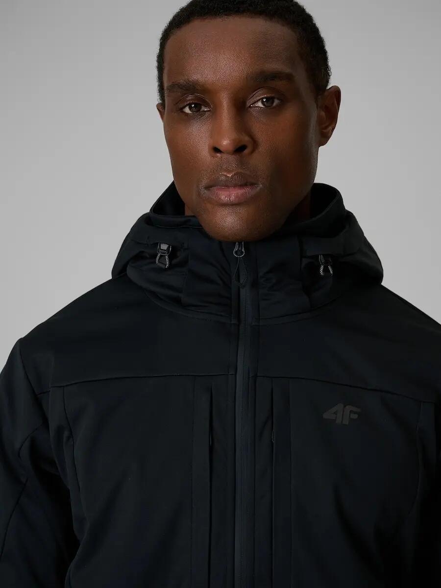 Kurtka softshell wiatroodporna membrana 8000 męska 4F 4FWSS26TSOFM563 4/7