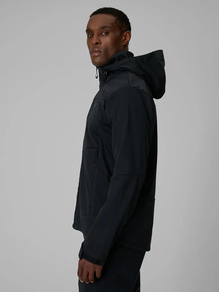 Kurtka softshell wiatroodporna membrana 8000 męska 4F 4FWSS26TSOFM563 3/7