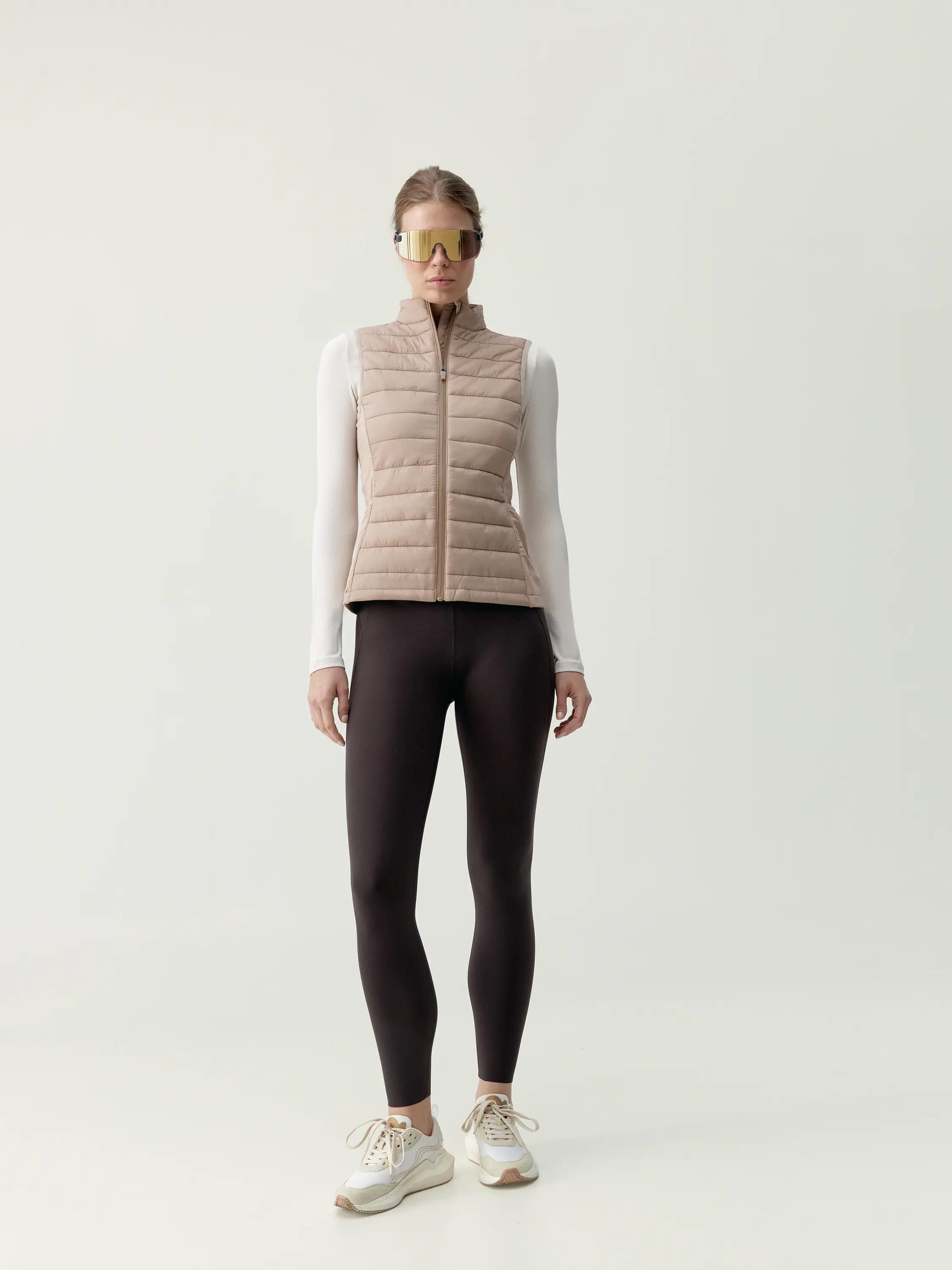 Gilet sportivo donna Vortex Con tasche tatto morbido 5/6