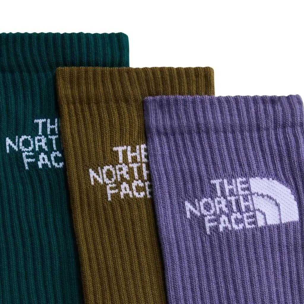 Meias The North Face Modelo Mlsprt Sock Csh Crew 3p Cor Multicolorido 3/5