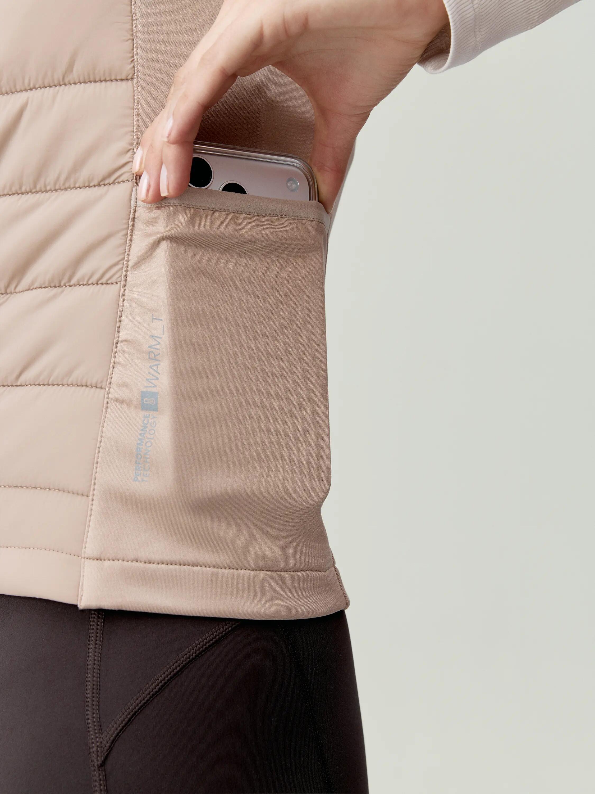 Gilet sportivo donna Vortex Con tasche tatto morbido 4/6