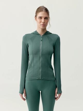 Veste de sport femme Viveka à capuche effet gainant