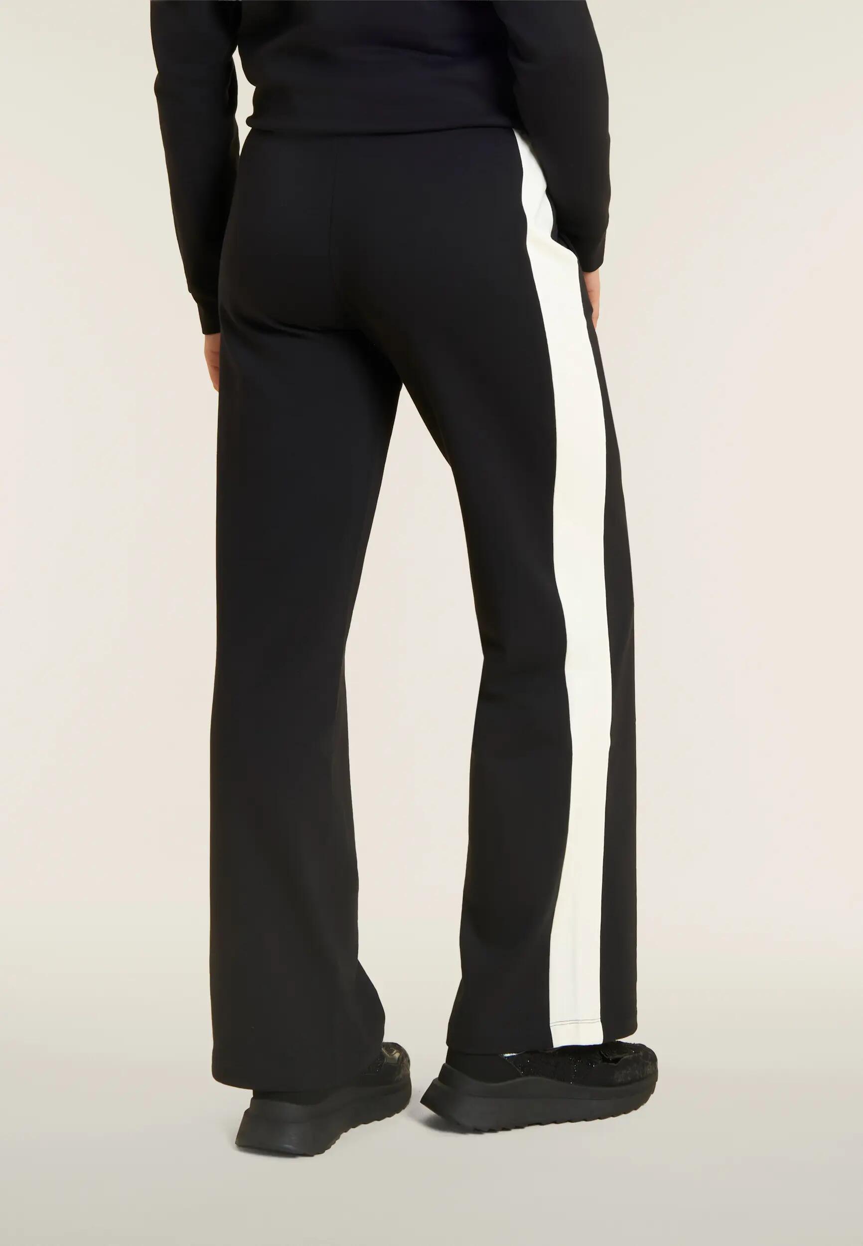 Pantaloni sportivi donna wide leg in felpa 3/6