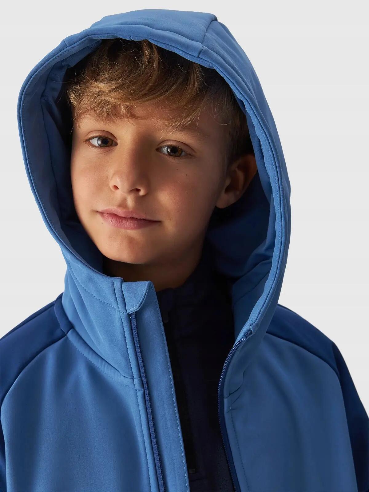KURTKA CHŁOPIĘCA 4F SOFTSHELL Z MEMBRANĄ 5000 4/10