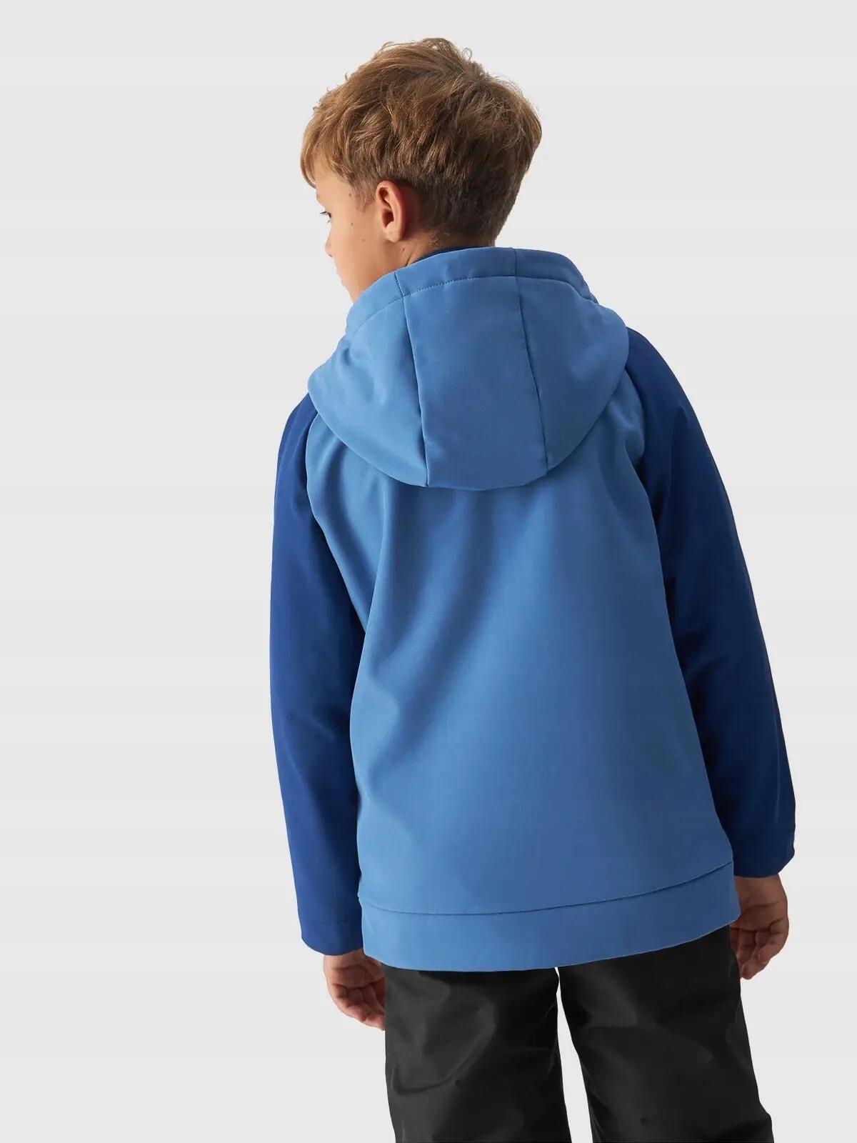 KURTKA CHŁOPIĘCA 4F SOFTSHELL Z MEMBRANĄ 5000 3/10