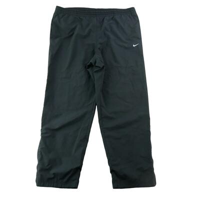 Tweedehands - heren jogging y2k witte geborduurde swoosh - als nieuw
