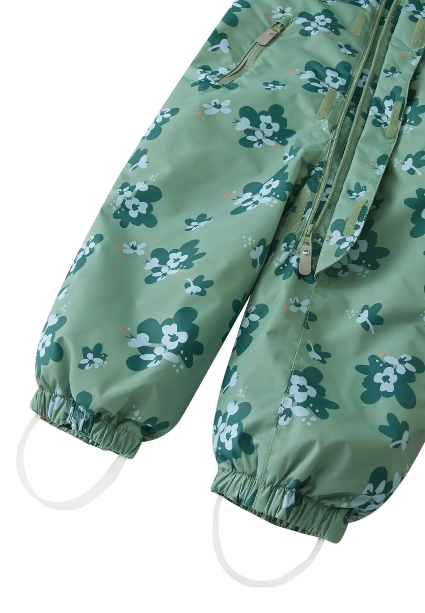 Tuta da neve per bambini piccoli Puhuri Stone Green 4/5