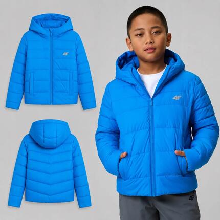 4F Jungen Übergangs-Steppjacke mit Kapuze
