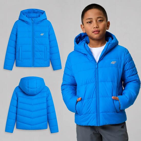 4F Jungen Übergangs-Steppjacke mit Kapuze