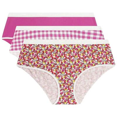 Dim Pockets X3 Boxer Donna Corti in Cotone Rosa