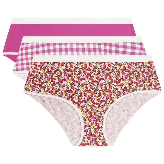 Dim Pockets X3 Boxer Donna Corti in Cotone Rosa