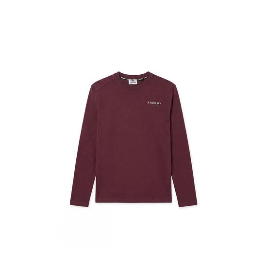 T-shirt à manches longues pour hommes coupe classique en coton