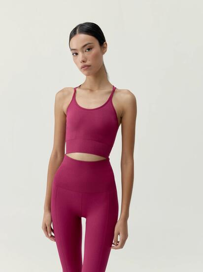 Brassière de sport femme Viveka maintien moyen bretelles coussinets amovibles