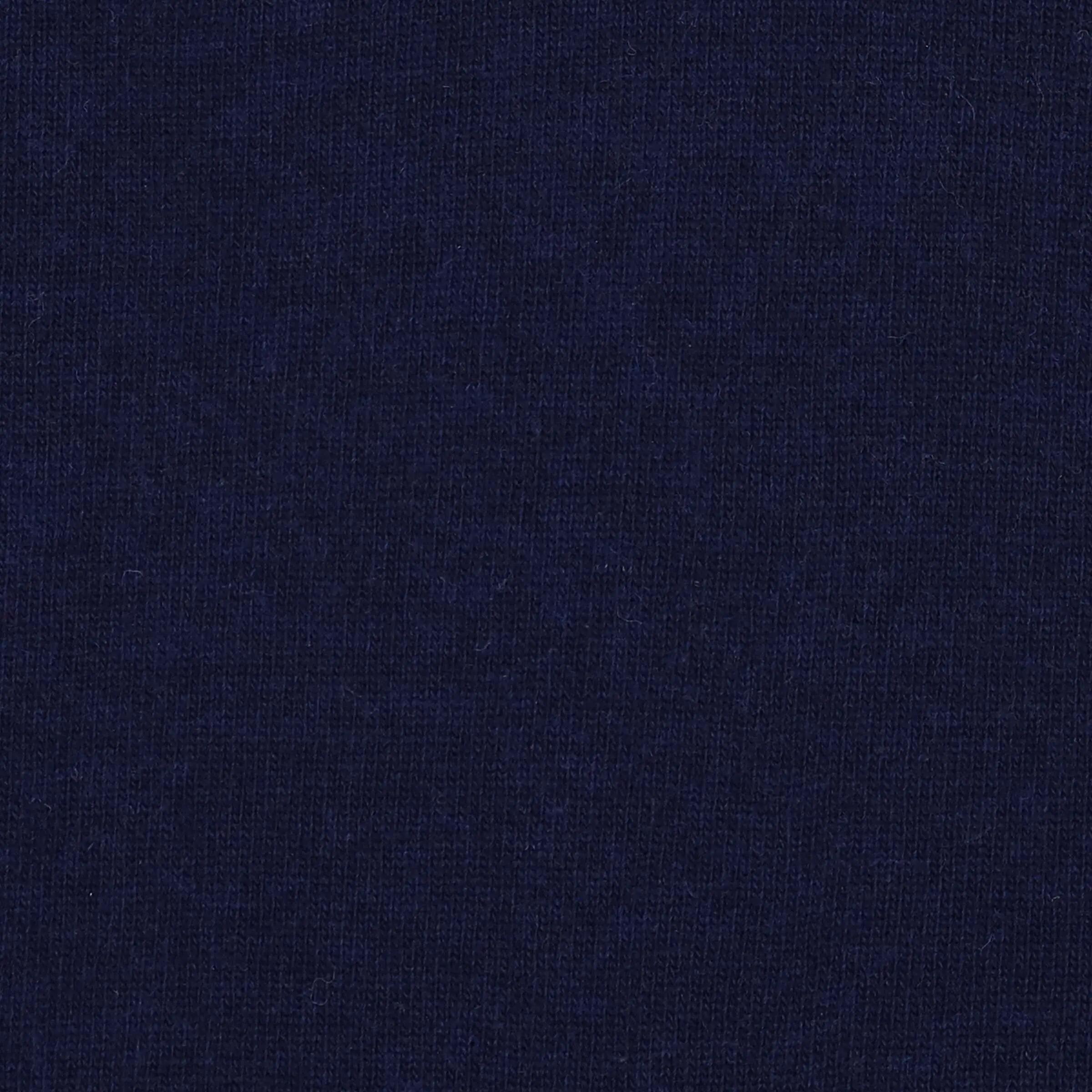 Pull à col rond bleu foncé en laine 5/5