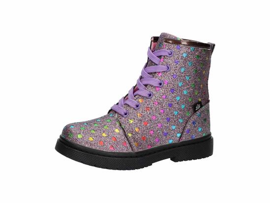 Bottes - randonnée - filles - chaudes, synthétiques, zip intérieur