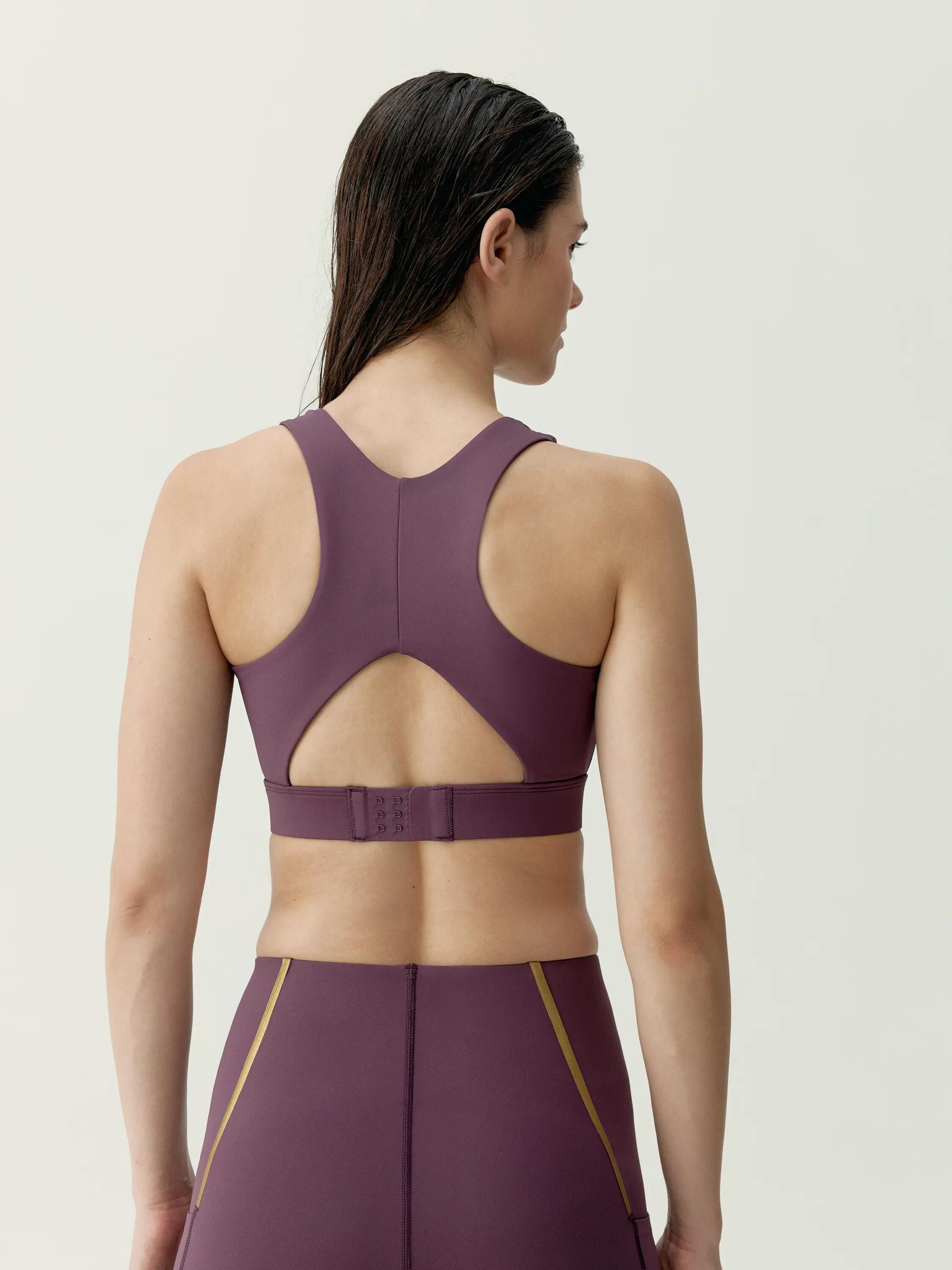 Brassière de sport femme Gold Maintien élevé effet gainant 2/8