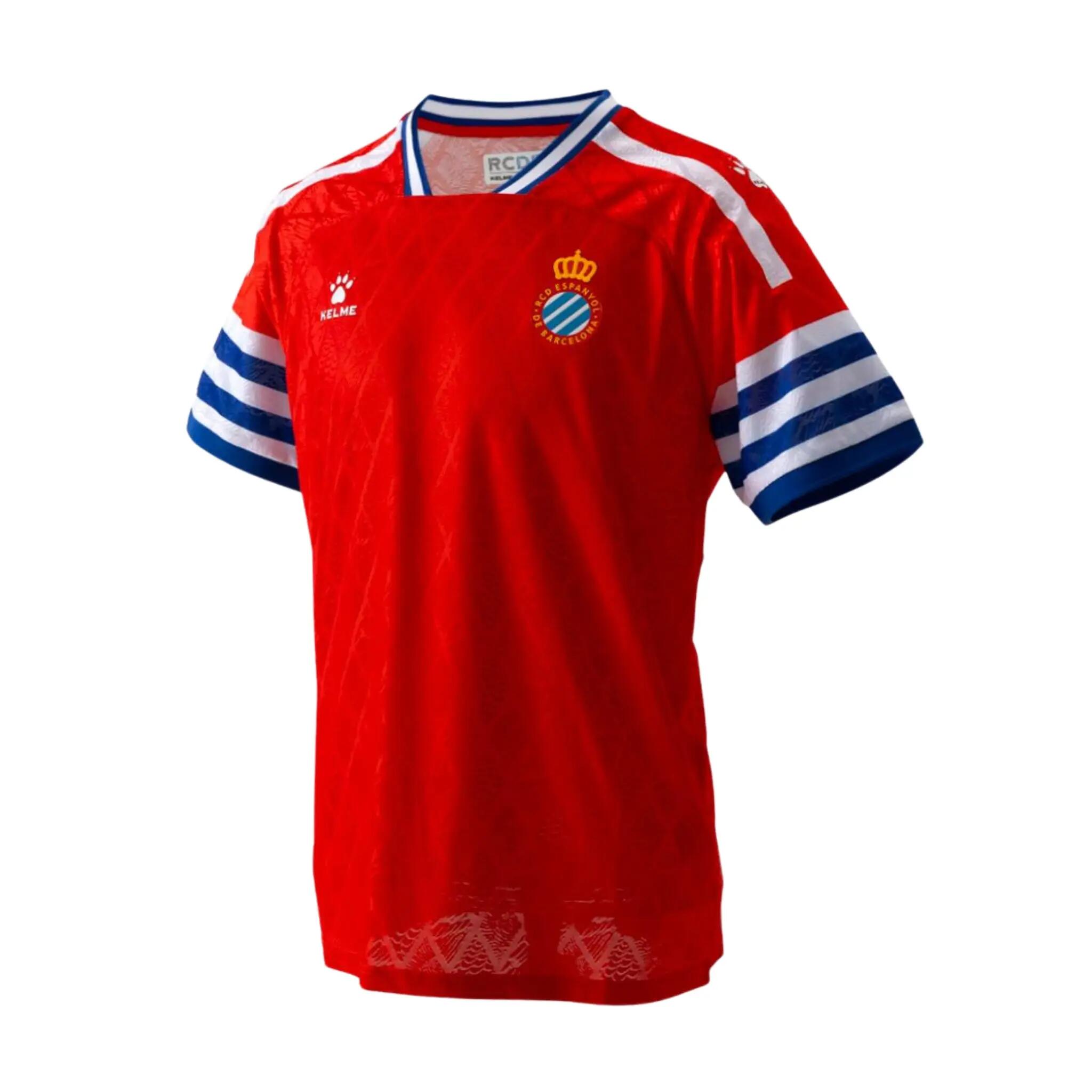 Kelme Camiseta Rcd Espanyol 2ª Equipación 26-27 Rojo Unisex 3/5